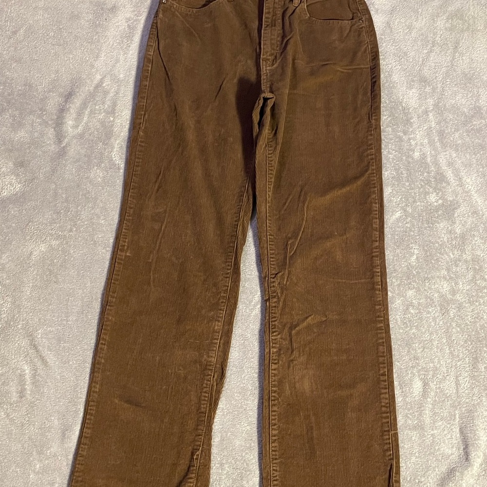 Cotton On Brown Corduroy Pants Straight Leg